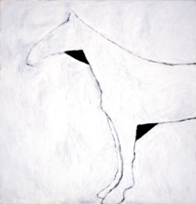 „Algarve“ von Susan Rothenberg, Hall Collection © Bildrecht, Vienna / Wien 2025, Foto: Courtesy Hall Art Foundation